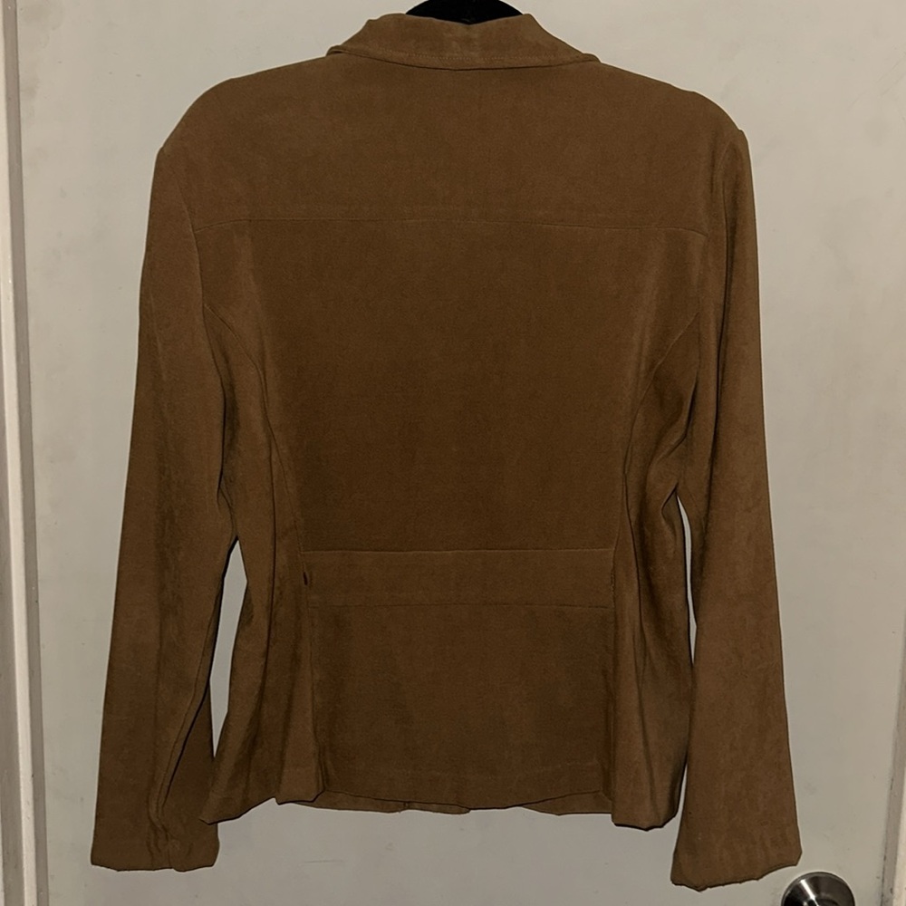 Vintage R&K suede button down top - Picture 9 of 11
